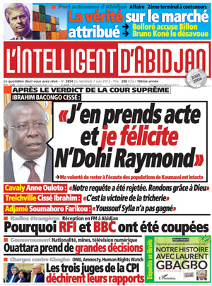 L’intelligent d’Abidjan N° 2854