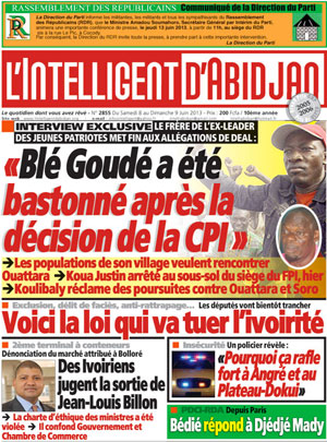 L’intelligent d’Abidjan N° 2855