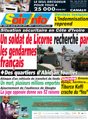 Soir Info N° 5623