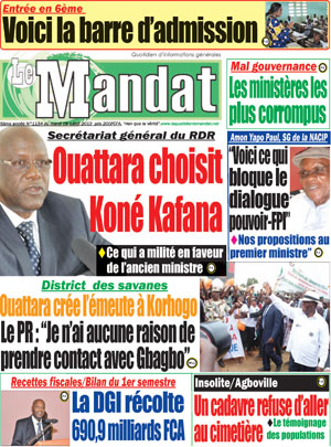 Le Mandat N° 1134