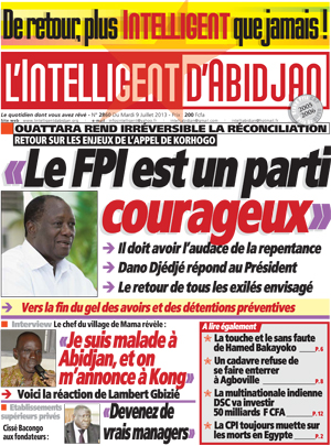 L’intelligent d’Abidjan N° 2860