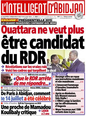 L’intelligent d’Abidjan N° 2865