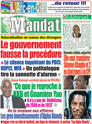 Le Mandat N° 1143