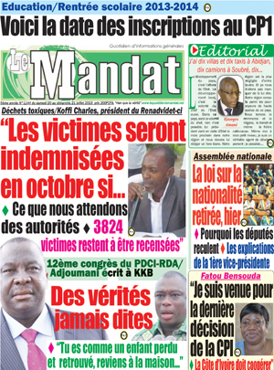Le Mandat N° 1144