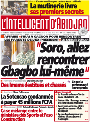 L’intelligent d’Abidjan N° 2874