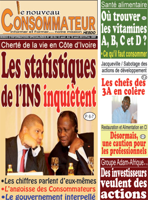 Le Nouveau Consommateur Hebdo N° 38
