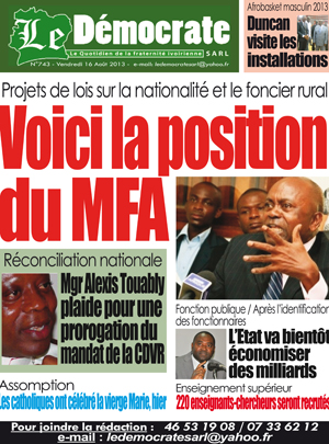 Le Democrate N° 743