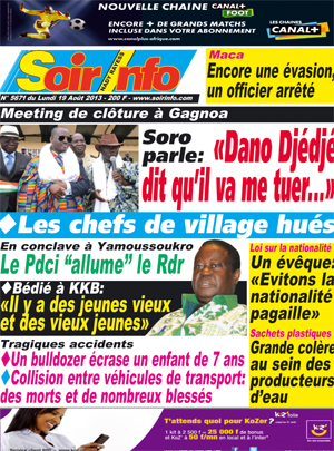 Soir Info N° 5671