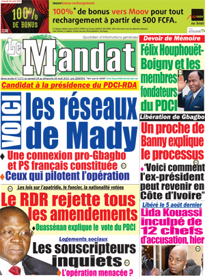 Le Mandat N° 1171
