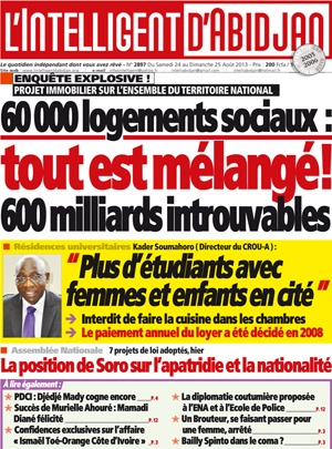 L’intelligent d’Abidjan N° 2897