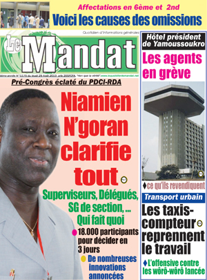 Le Mandat N° 1175