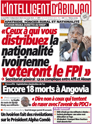 L’intelligent d’Abidjan N° 2901