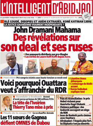 L’intelligent d’Abidjan N° 2903