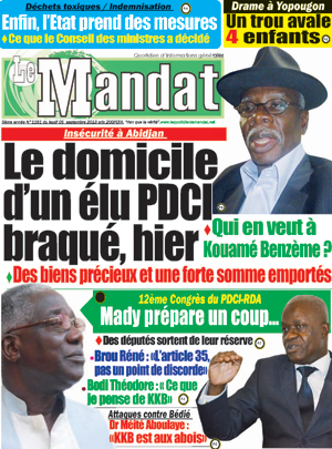 Le Mandat N° 1181