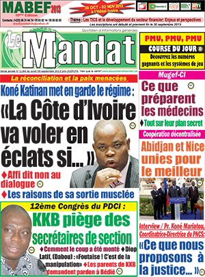 Le Mandat N° 1184