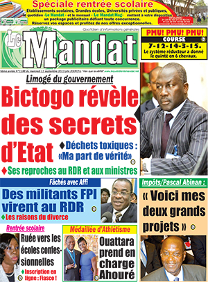 Le Mandat N° 1186