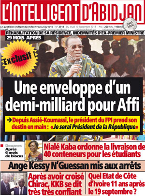 L’intelligent d’Abidjan N° 2918
