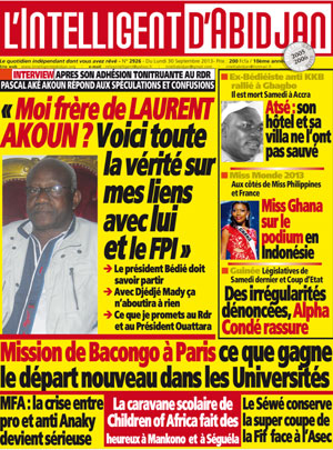 L’intelligent d’Abidjan N° 2926