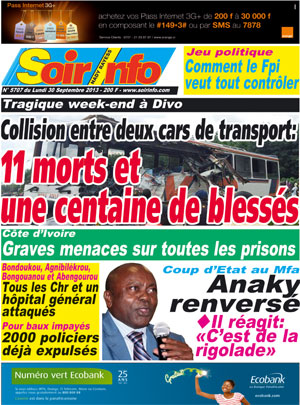 Soir Info N° 5707