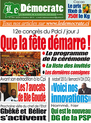 Le Democrate N° 784