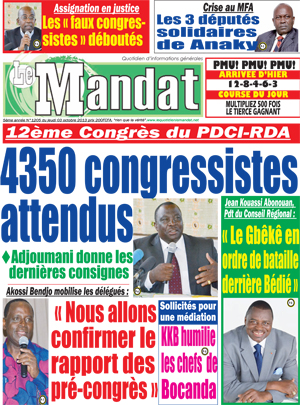 Le Mandat N° 1205