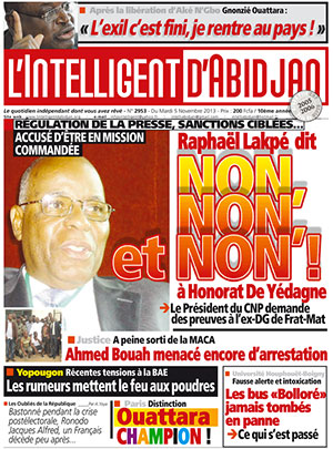 L’intelligent d’Abidjan N° 2953