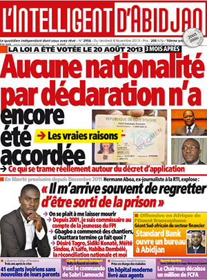 L’intelligent d’Abidjan N° 2956