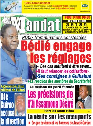 Le Mandat N° 1237