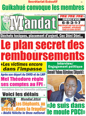 Le Mandat N° 1239