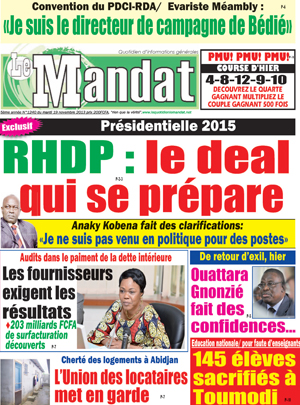 Le Mandat N° 1240