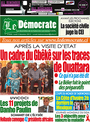 Le Democrate N° 830