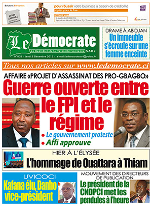 Le Democrate N° 833