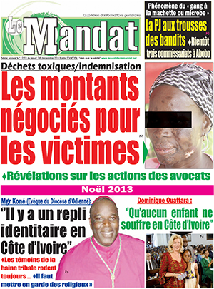 Le Mandat N° 1270