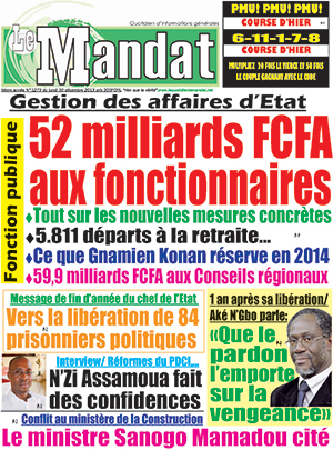 Le Mandat N° 1273