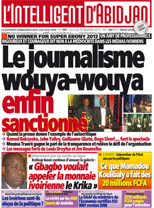 L’intelligent d’Abidjan N° 2997