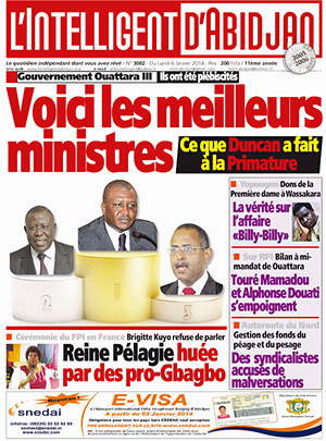 L’intelligent d’Abidjan N° 3002