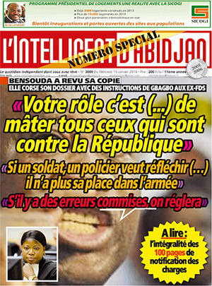 L’intelligent d’Abidjan N° 3009