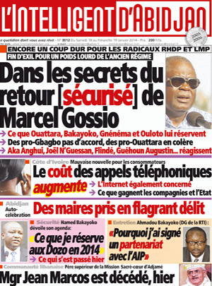 L’intelligent d’Abidjan N° 3012