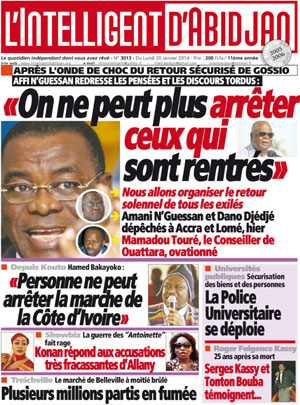 L’intelligent d’Abidjan N° 3013