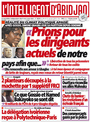 L’intelligent d’Abidjan N° 3014