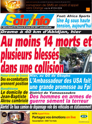 Soir Info N° 5800