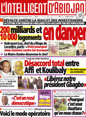 L’intelligent d’Abidjan N° 3025