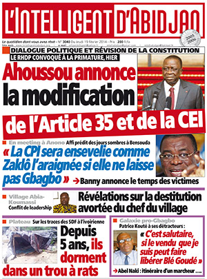 L’intelligent d’Abidjan N° 3040