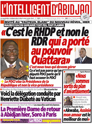 L’intelligent d’Abidjan N° 3041