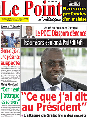 Le point d`Abidjan N° 112