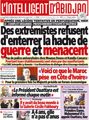 L’intelligent d’Abidjan N° 3044