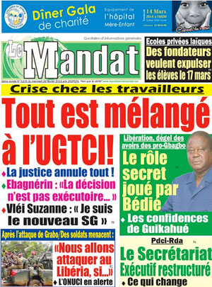 Le Mandat N° 1315