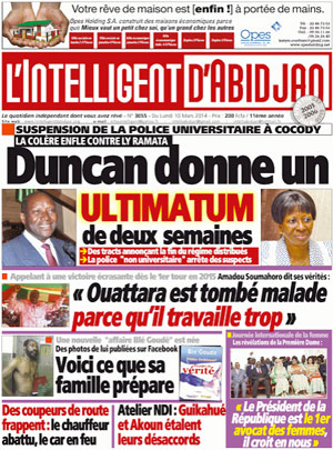 L’intelligent d’Abidjan N° 3055