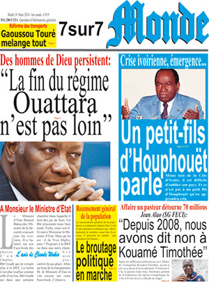 7 sur 7 Monde  N° 19