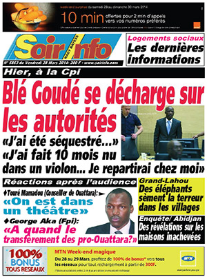 Soir Info N° 5853